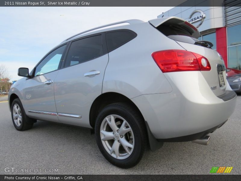 Silver Ice Metallic / Gray 2011 Nissan Rogue SV
