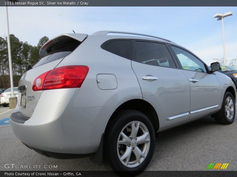 Silver Ice Metallic / Gray 2011 Nissan Rogue SV