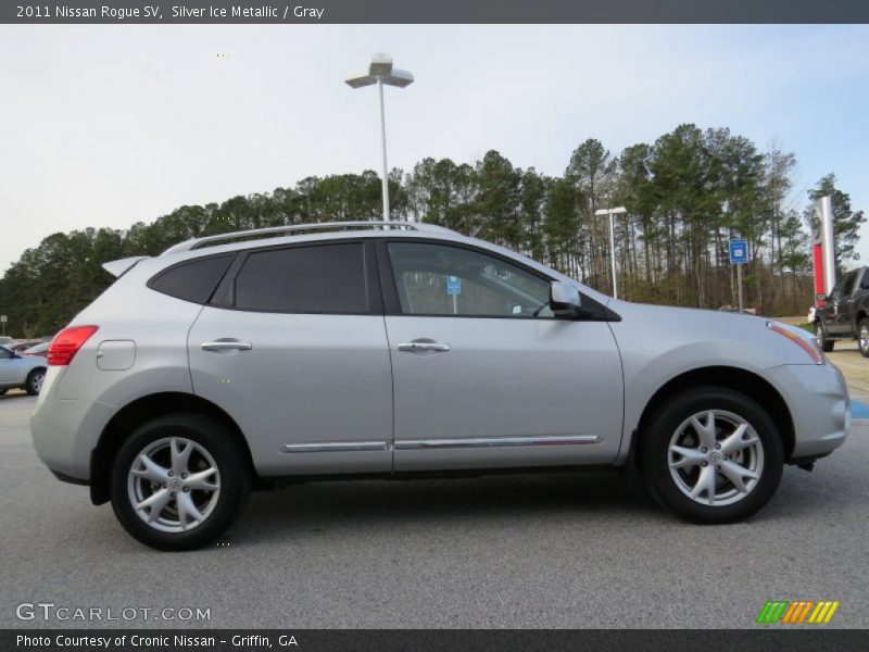 Silver Ice Metallic / Gray 2011 Nissan Rogue SV