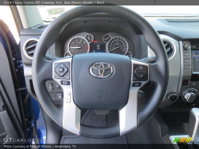 Blue Ribbon Metallic / Black 2014 Toyota Tundra SR5 Crewmax 4x4