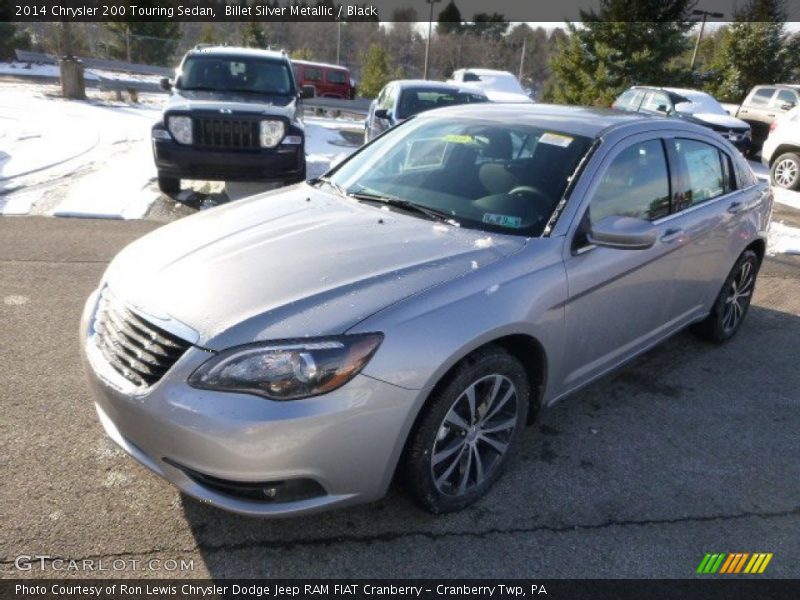 Billet Silver Metallic / Black 2014 Chrysler 200 Touring Sedan