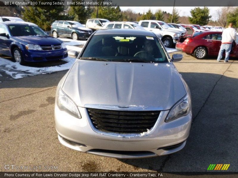 Billet Silver Metallic / Black 2014 Chrysler 200 Touring Sedan