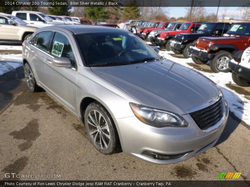 Billet Silver Metallic / Black 2014 Chrysler 200 Touring Sedan