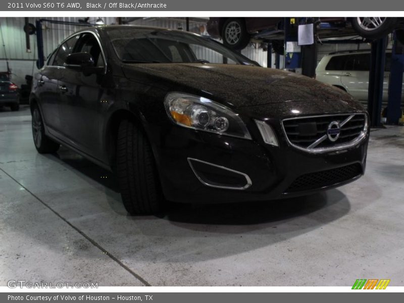 Black / Off Black/Anthracite 2011 Volvo S60 T6 AWD