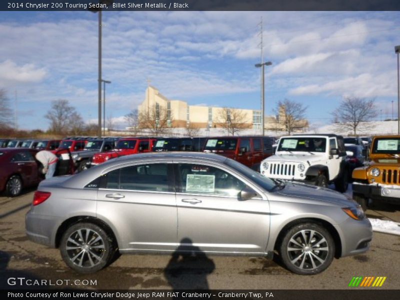 Billet Silver Metallic / Black 2014 Chrysler 200 Touring Sedan