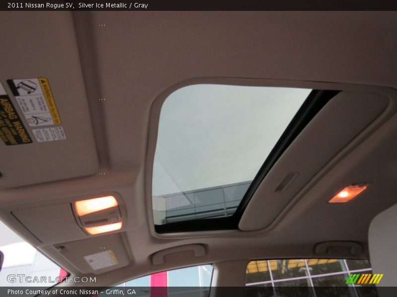 Silver Ice Metallic / Gray 2011 Nissan Rogue SV