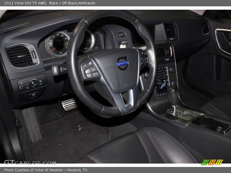 Black / Off Black/Anthracite 2011 Volvo S60 T6 AWD