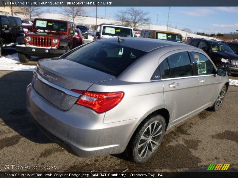 Billet Silver Metallic / Black 2014 Chrysler 200 Touring Sedan