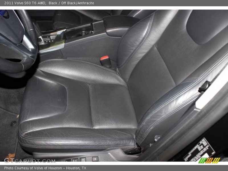 Black / Off Black/Anthracite 2011 Volvo S60 T6 AWD