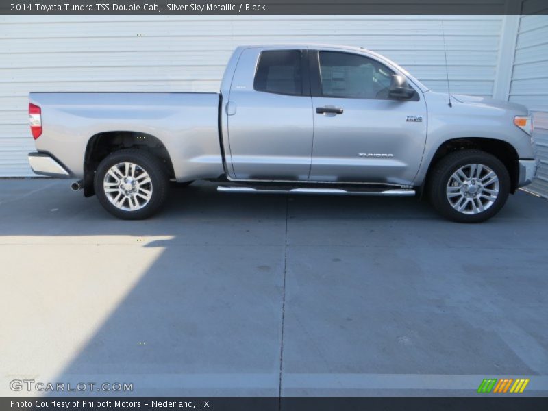 Silver Sky Metallic / Black 2014 Toyota Tundra TSS Double Cab