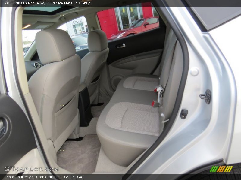 Silver Ice Metallic / Gray 2011 Nissan Rogue SV