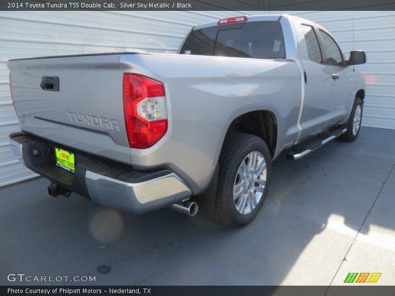 Silver Sky Metallic / Black 2014 Toyota Tundra TSS Double Cab