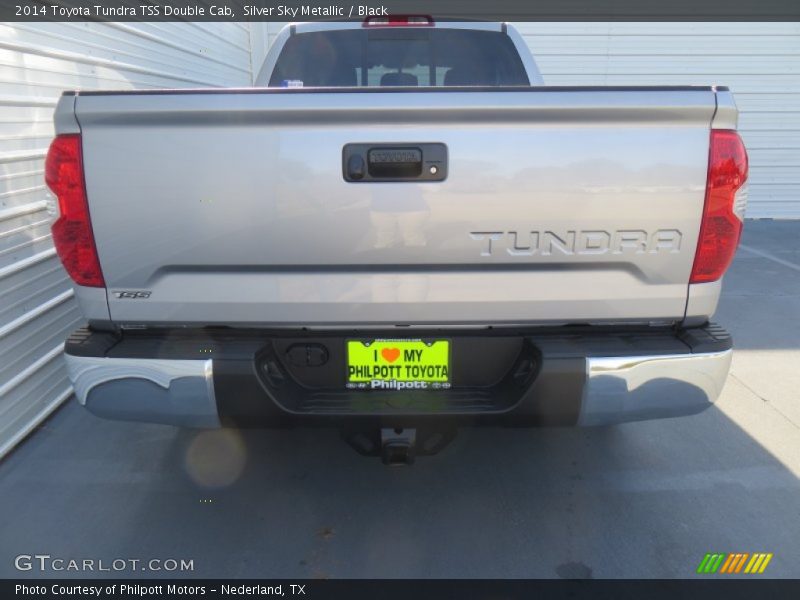 Silver Sky Metallic / Black 2014 Toyota Tundra TSS Double Cab