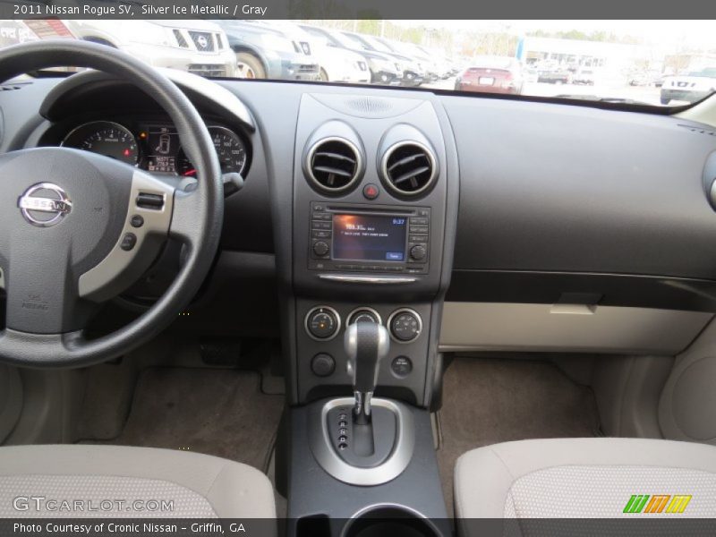 Silver Ice Metallic / Gray 2011 Nissan Rogue SV