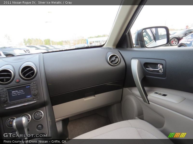 Silver Ice Metallic / Gray 2011 Nissan Rogue SV