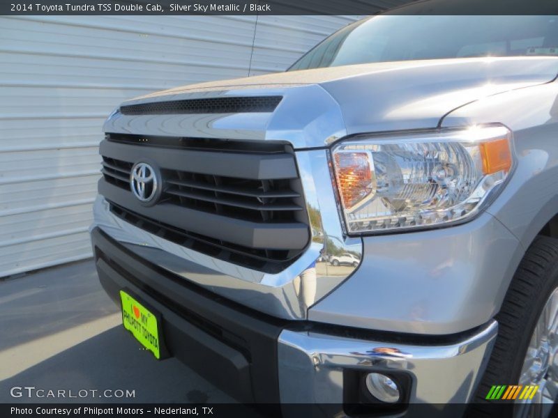 Silver Sky Metallic / Black 2014 Toyota Tundra TSS Double Cab