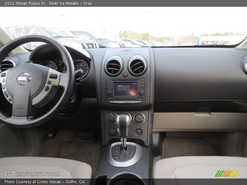 Silver Ice Metallic / Gray 2011 Nissan Rogue SV