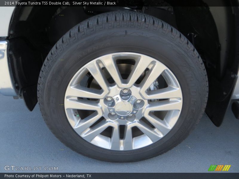 Silver Sky Metallic / Black 2014 Toyota Tundra TSS Double Cab