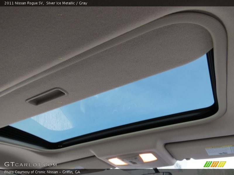 Silver Ice Metallic / Gray 2011 Nissan Rogue SV