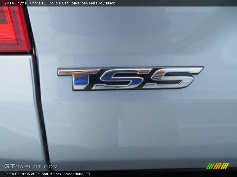 Silver Sky Metallic / Black 2014 Toyota Tundra TSS Double Cab