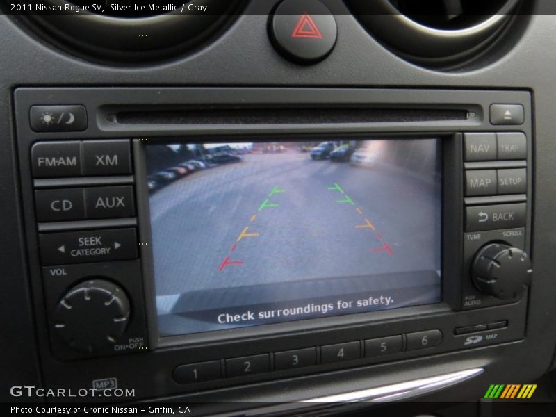 Silver Ice Metallic / Gray 2011 Nissan Rogue SV