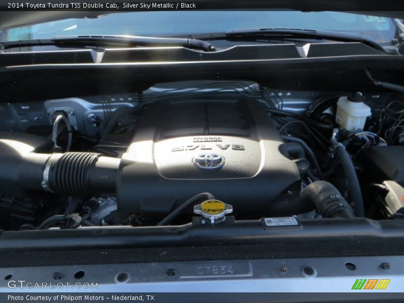 Silver Sky Metallic / Black 2014 Toyota Tundra TSS Double Cab