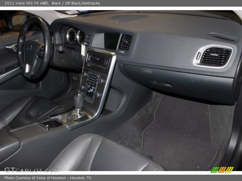 Black / Off Black/Anthracite 2011 Volvo S60 T6 AWD