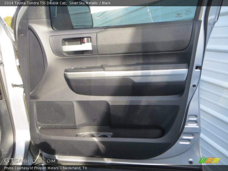 Silver Sky Metallic / Black 2014 Toyota Tundra TSS Double Cab