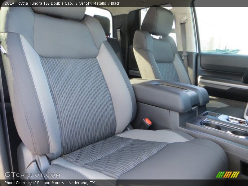 Silver Sky Metallic / Black 2014 Toyota Tundra TSS Double Cab