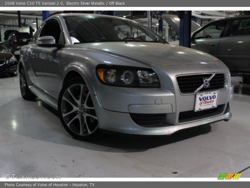 Electric Silver Metallic / Off Black 2008 Volvo C30 T5 Version 2.0