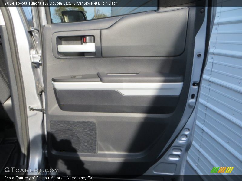 Silver Sky Metallic / Black 2014 Toyota Tundra TSS Double Cab