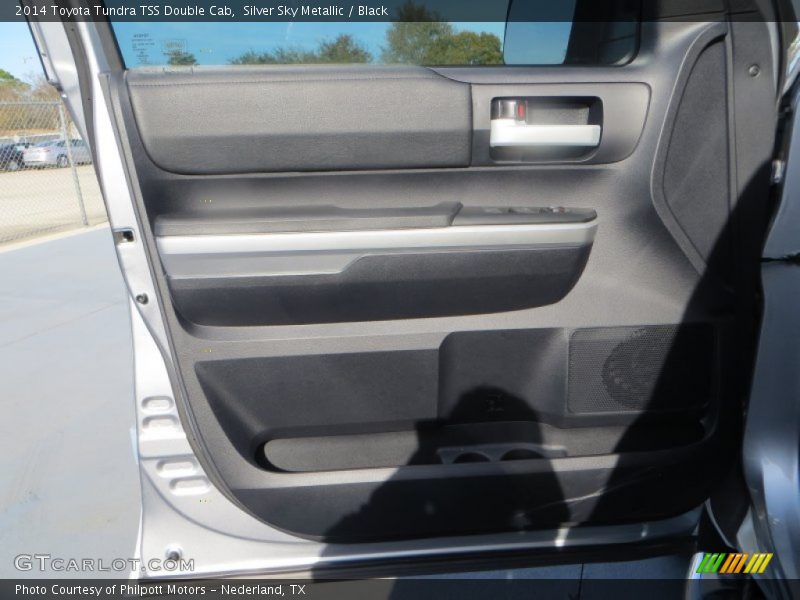 Silver Sky Metallic / Black 2014 Toyota Tundra TSS Double Cab