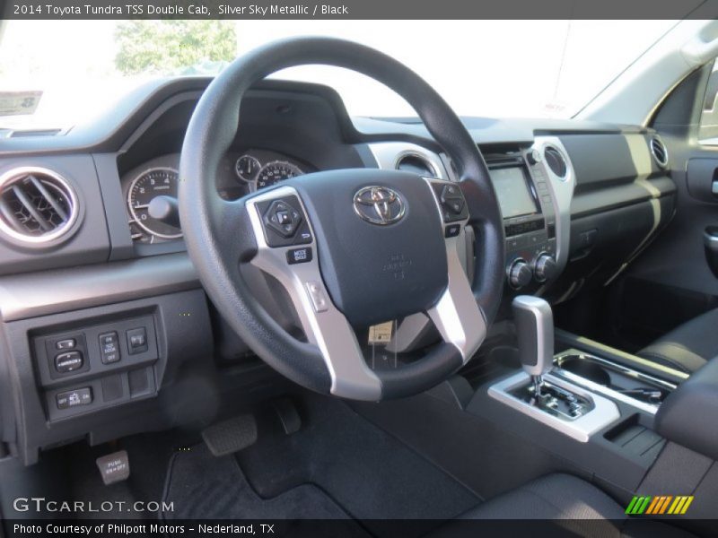 Silver Sky Metallic / Black 2014 Toyota Tundra TSS Double Cab
