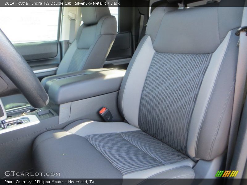 Silver Sky Metallic / Black 2014 Toyota Tundra TSS Double Cab