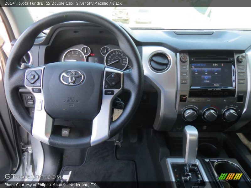 Silver Sky Metallic / Black 2014 Toyota Tundra TSS Double Cab