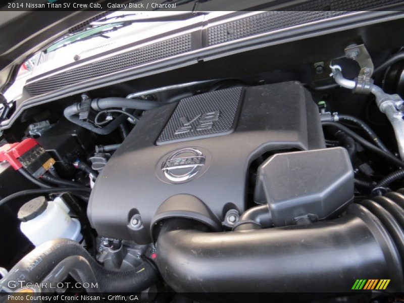 Galaxy Black / Charcoal 2014 Nissan Titan SV Crew Cab