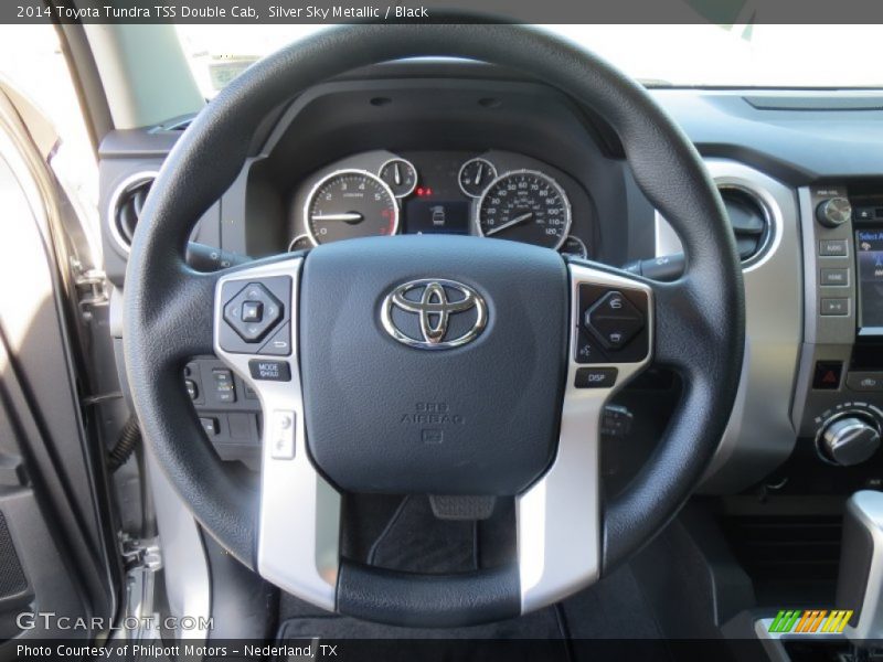 Silver Sky Metallic / Black 2014 Toyota Tundra TSS Double Cab