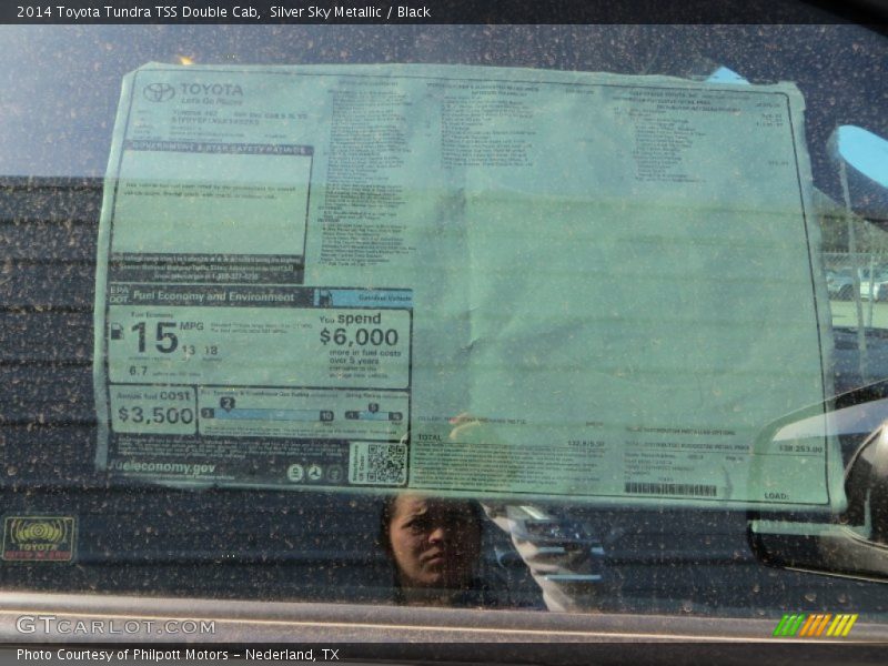 Silver Sky Metallic / Black 2014 Toyota Tundra TSS Double Cab