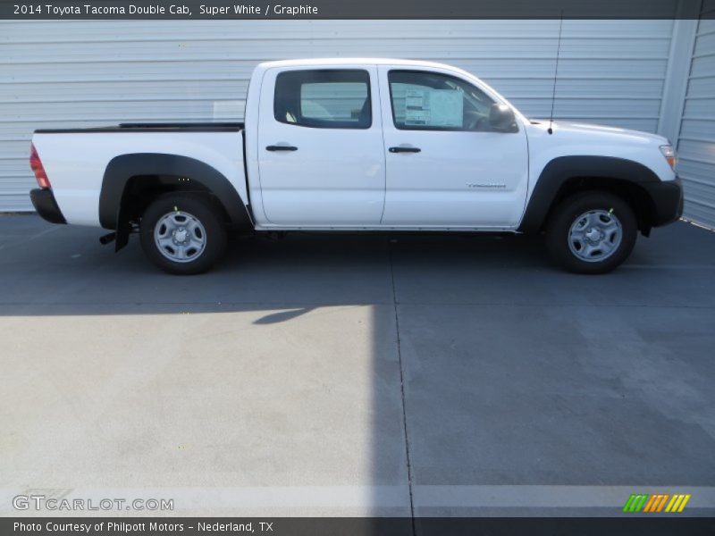 Super White / Graphite 2014 Toyota Tacoma Double Cab