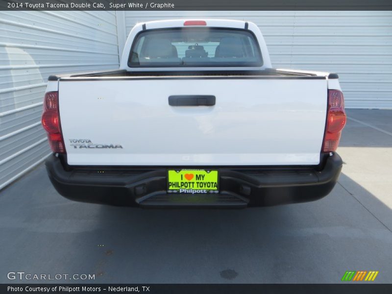 Super White / Graphite 2014 Toyota Tacoma Double Cab