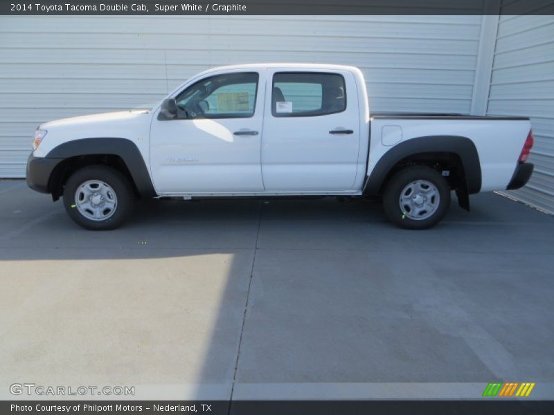  2014 Tacoma Double Cab Super White