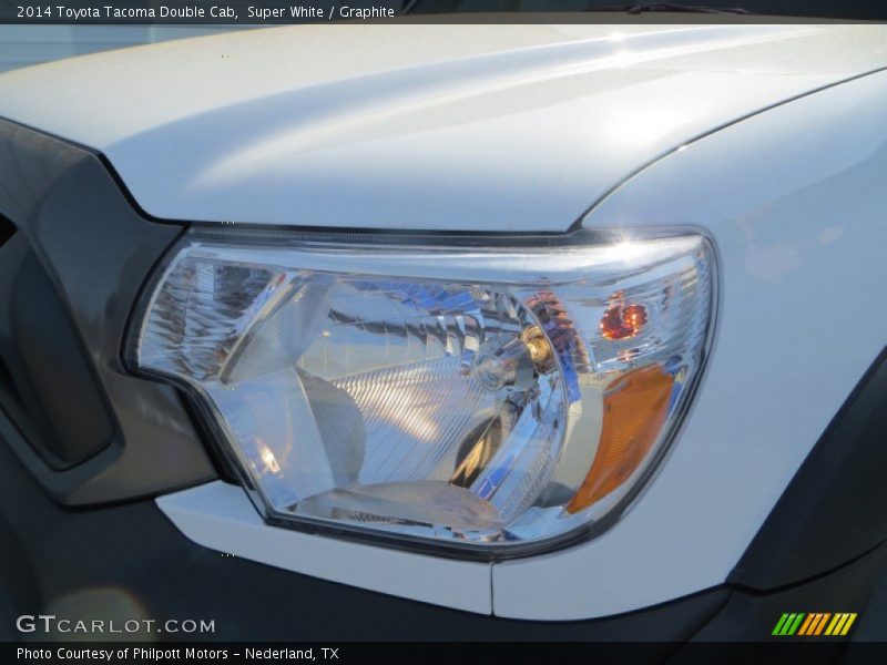 Super White / Graphite 2014 Toyota Tacoma Double Cab