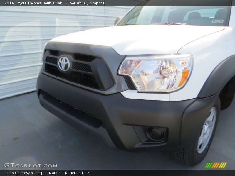 Super White / Graphite 2014 Toyota Tacoma Double Cab
