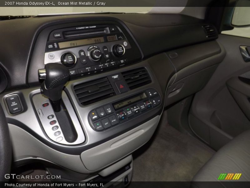 Ocean Mist Metallic / Gray 2007 Honda Odyssey EX-L