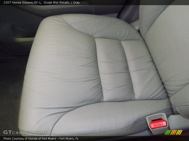 Ocean Mist Metallic / Gray 2007 Honda Odyssey EX-L