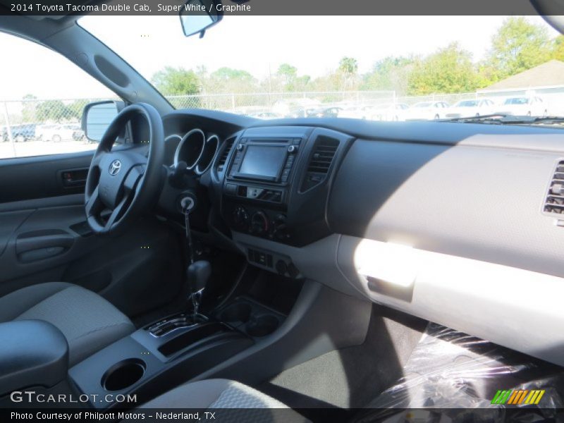 Super White / Graphite 2014 Toyota Tacoma Double Cab