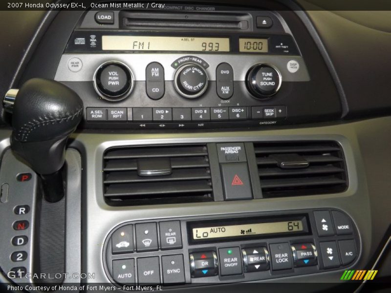 Ocean Mist Metallic / Gray 2007 Honda Odyssey EX-L
