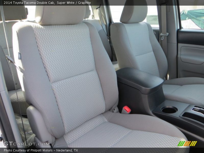 Front Seat of 2014 Tacoma Double Cab