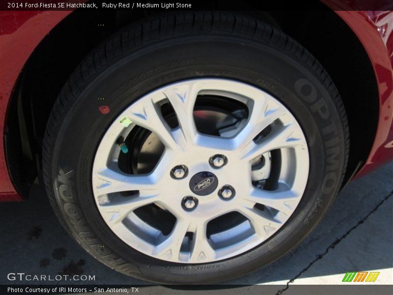 Ruby Red / Medium Light Stone 2014 Ford Fiesta SE Hatchback