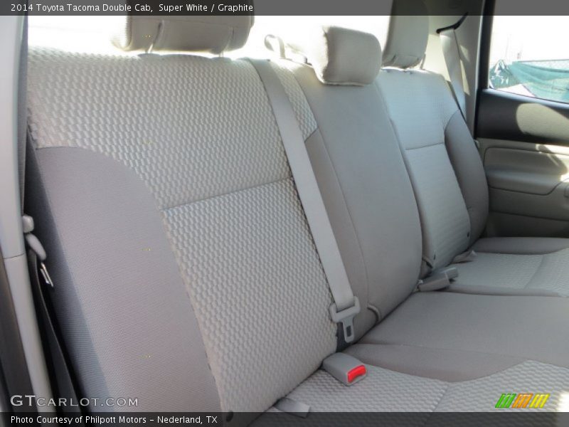 Rear Seat of 2014 Tacoma Double Cab